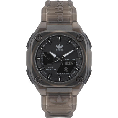 Adidas® Analogue-digital 'City Tech One' Unisex's Watch AOST23059