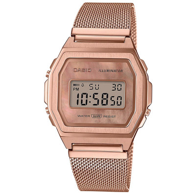 Casio® Digital 'Vintage' Women's Watch A1000MPG-9EF