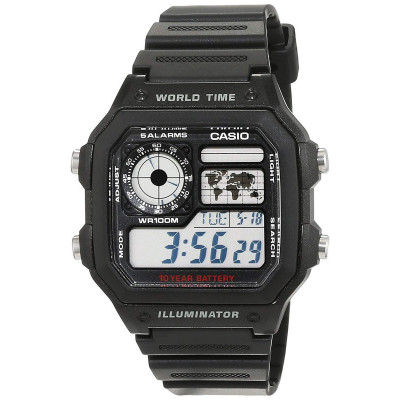 Casio® Digital 'Collection' Men's Watch AE-1200WH-1AVEF