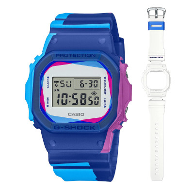 Casio® Digital 'G-shock' Men's Watch DWE-5600PR-2ER