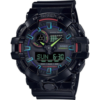 Casio® Analogue-digital 'G-shock' Men's Watch GA-700RGB-1AER