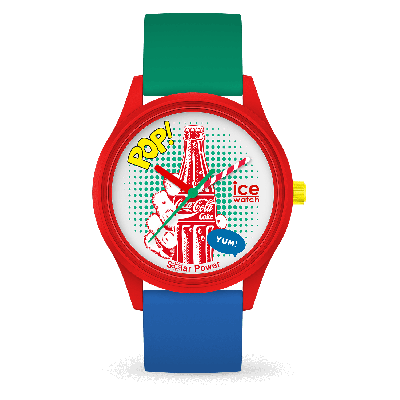 Ice Watch® Analogue 'Coca Cola×ice-watch - Pop Art' Men's Watch (Medium) 019902