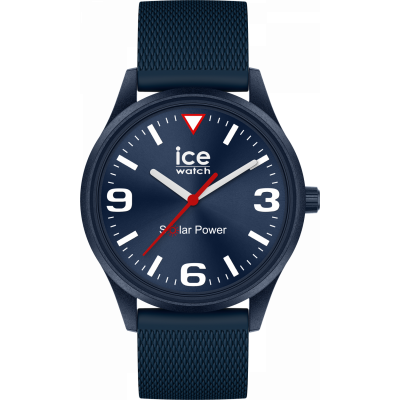 Ice Watch® Analogue 'Ice Solar Power - Casual Blue Red' Unisex's Watch (Medium) 020605