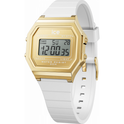 Ice Watch® Digital 'Ice Digit Retro - White Gold' Women's Watch 022049