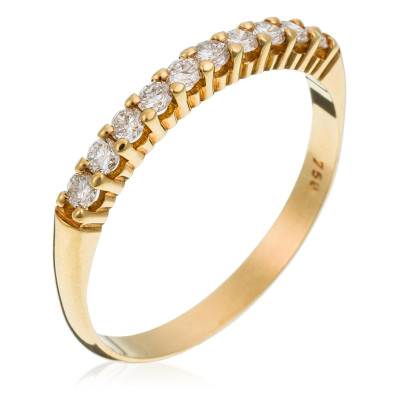 Orphelia® Women's Yellow gold 18C Ring - Gold RD-3008