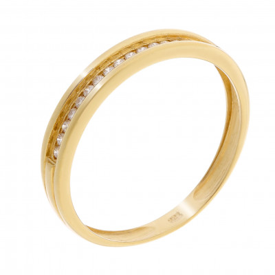Orphelia® Women's Yellow gold 18C Ring - Gold RD-3019