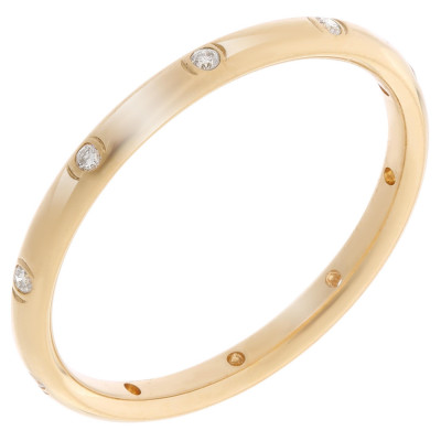 Orphelia® Women's Yellow gold 18C Ring - Gold RD-3065