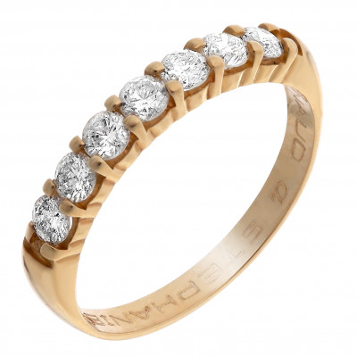 Orphelia® Women's Yellow gold 18C Ring - Gold RD-3076