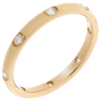 Orphelia® Unisex's Yellow gold 18C Ring - Gold RD-3084