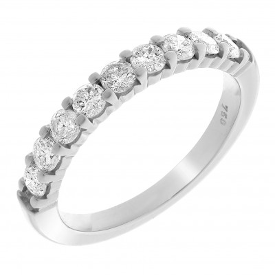 Orphelia® Women's Whitegold 18C Ring - Silver RD-33020