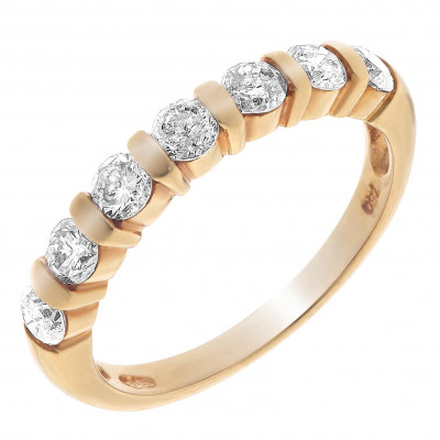 Orphelia® Women's Yellow gold 18C Ring - Gold RD-33029