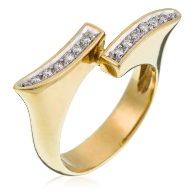 Orphelia® Women's Yellow gold 18C Ring - Gold RD-33069