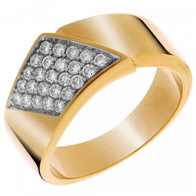 Orphelia® Women's Yellow gold 18C Ring - Gold RD-33073