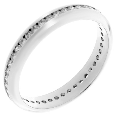 Orphelia® Women's Whitegold 18C Ring - Silver RD-33181/1