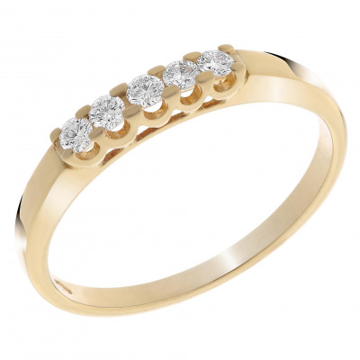 Orphelia® Women's Yellow gold 18C Ring - Gold RD-33216
