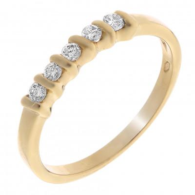 Orphelia® Women's Yellow gold 18C Ring - Gold RD-33217