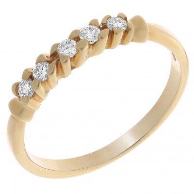 Orphelia® Women's Yellow gold 18C Ring - Gold RD-33218