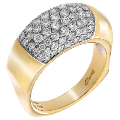 Orphelia® Women's Yellow gold 18C Ring - Gold RD-3767