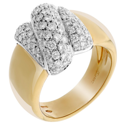 Orphelia® Women's Yellow gold 18C Ring - Gold RD-3768