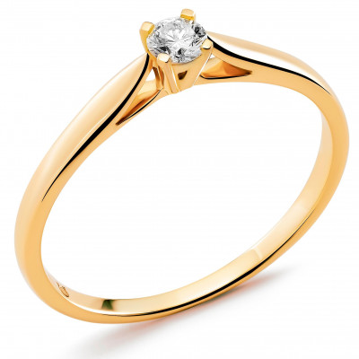 Orphelia® Women's Yellow gold 18C Ring - Gold RD-3917