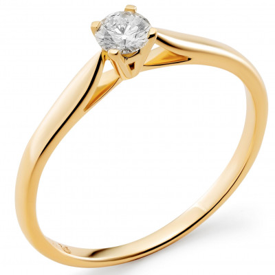 Orphelia® Women's Yellow gold 18C Ring - Gold RD-3918