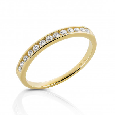 Orphelia® Women's Yellow gold 18C Ring - Gold RD-3930