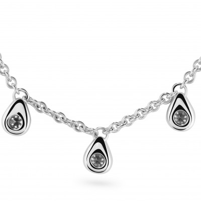 Orphelia® 'Arina' Women's Whitegold 18C Necklace - Silver TR-004/1