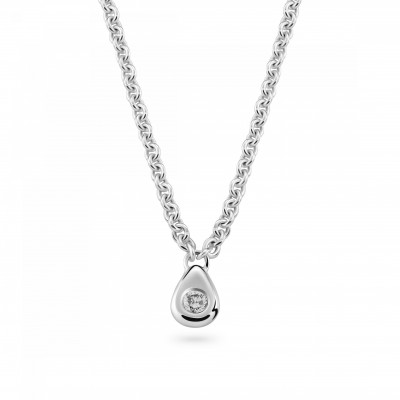 Orphelia® 'Arina' Women's Whitegold 18C Necklace - Silver TR-018/1