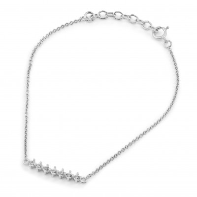 'Shine' Women's Sterling Silver Bracelet - Silver ZA-7546
