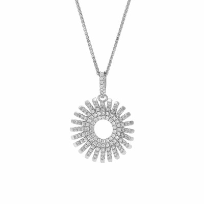 Orphelia® Women's Sterling Silver Chain with Pendant - Silver ZH-7299