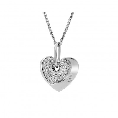 Orphelia® Women's Sterling Silver Chain with Pendant - Silver ZH-7342