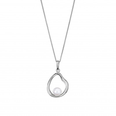 Orphelia® 'Baptiste' Women's Sterling Silver Chain with Pendant - Silver ZH-7507