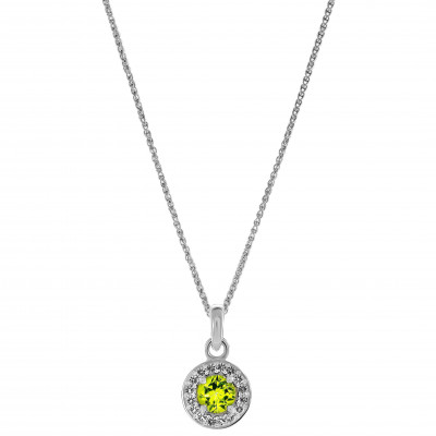 Orphelia® 'Bristol' Women's Sterling Silver Pendant with Chain - Silver ZH-7579/G