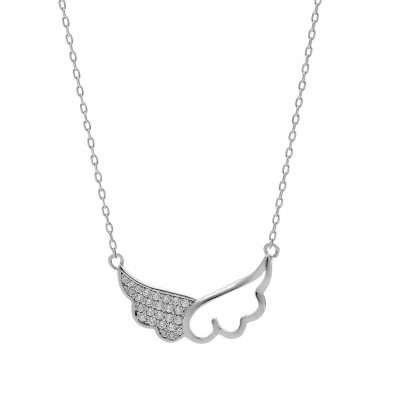 Orphelia® Women's Sterling Silver Necklace - Silver ZK-7328