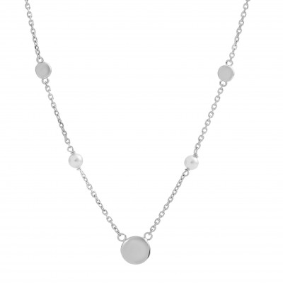 Orphelia® 'Milena' Women's Sterling Silver Necklace - Silver ZK-7379