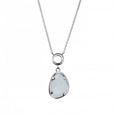 'Rivera' Women's Sterling Silver Necklace - Silver ZK-7480/BC