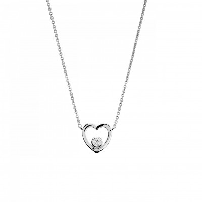 'Mila' Women's Sterling Silver Necklace - Silver ZK-7484
