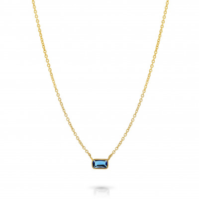 Orphelia® 'Ultimate' Women's Sterling Silver Necklace - Gold ZK-7567/G