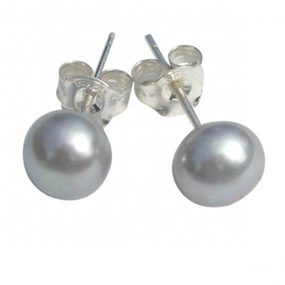 Orphelia® 'Sonia' Women's Sterling Silver Stud Earrings - Silver ZO-7066/1