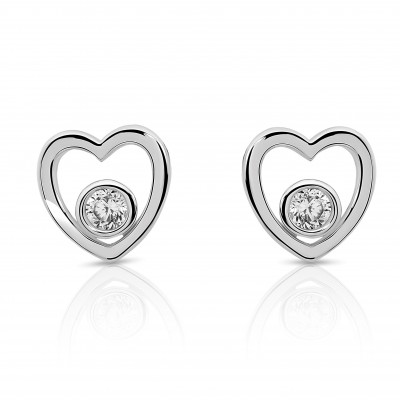 Orphelia® 'Mila' Women's Sterling Silver Stud Earrings - Silver ZO-7484