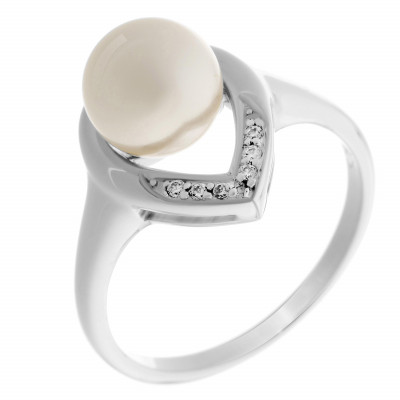 Orphelia® Women's Sterling Silver Ring - Silver ZR-7115 #1
