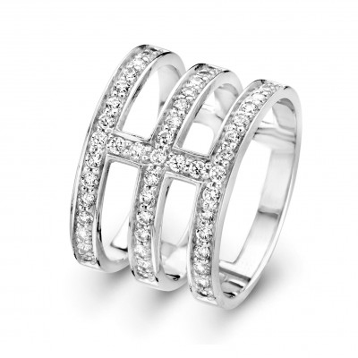 Orphelia® Women's Sterling Silver Ring - Silver ZR-7125 #1