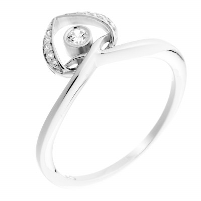 Orphelia® Women's Sterling Silver Ring - Silver ZR-7126 #1