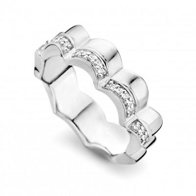 Orphelia® Women's Sterling Silver Ring - Silver ZR-7127 #1