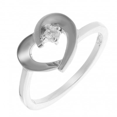 Orphelia® Women's Sterling Silver Ring - Silver ZR-7370 #1