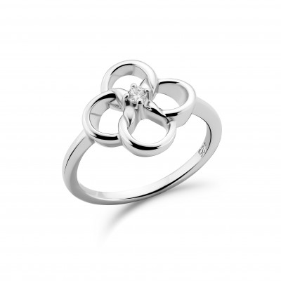 Orphelia® Women's Sterling Silver Ring - Silver ZR-7472 #1