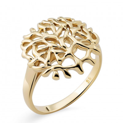 Orphelia® Women's Sterling Silver Ring - Gold ZR-7502/G #1