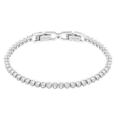 Swarovski® 'Emily' Women's Base Metal Bracelet - Silver 1808960