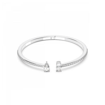 Swarovski® 'Attract' Women's Base Metal Bracelet - Silver 5556912