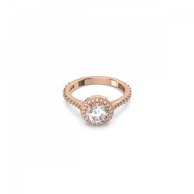 Swarovski® 'Constella' Women's Gold Plated Metal Ring - Rose 5639404